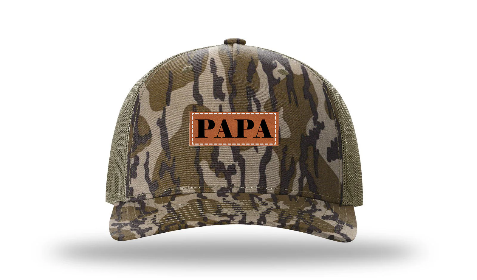 PAPA Leather Patch Richardson 112PFP Hat - Image 12