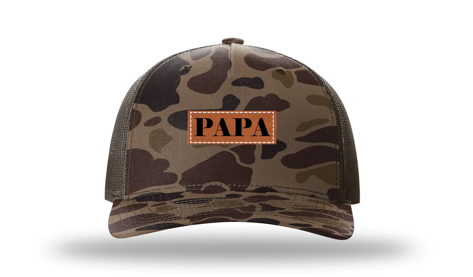 PAPA Leather Patch Richardson 112PFP Hat - Image 2