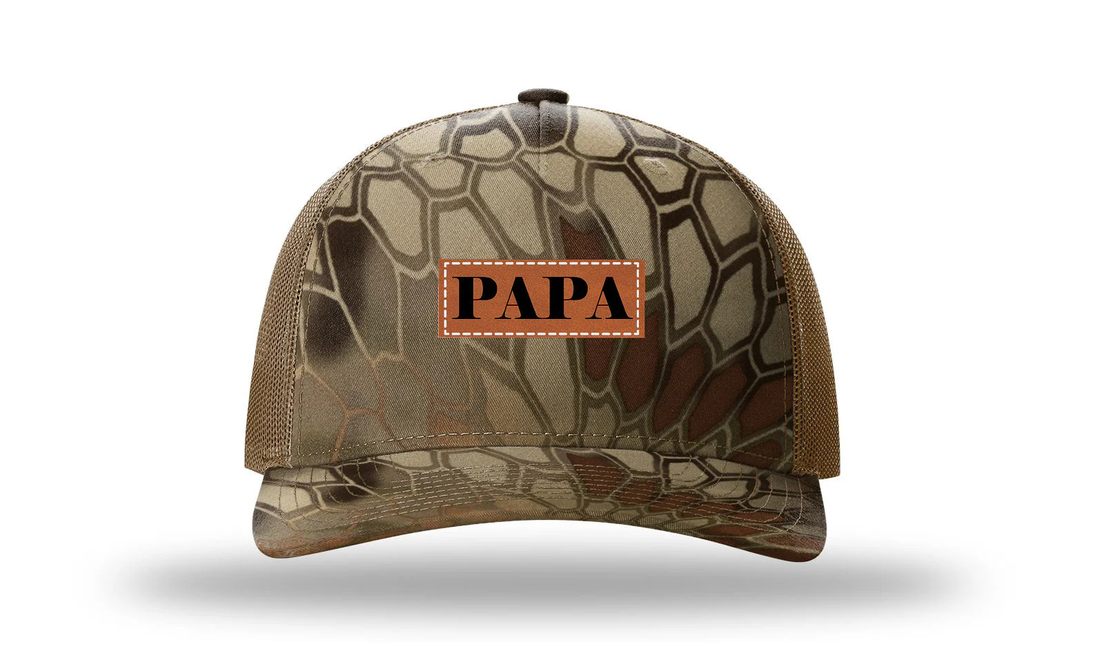 PAPA Leather Patch Richardson 112PFP Hat - Image 9