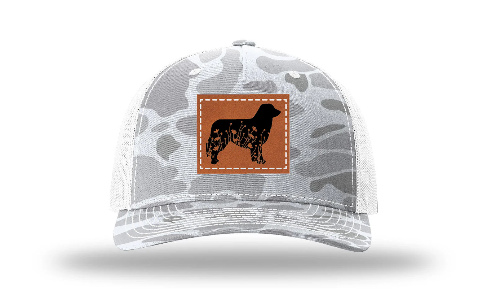 Aussie Flowers Leather Patch Richardson 112PFP Hat - Image 4