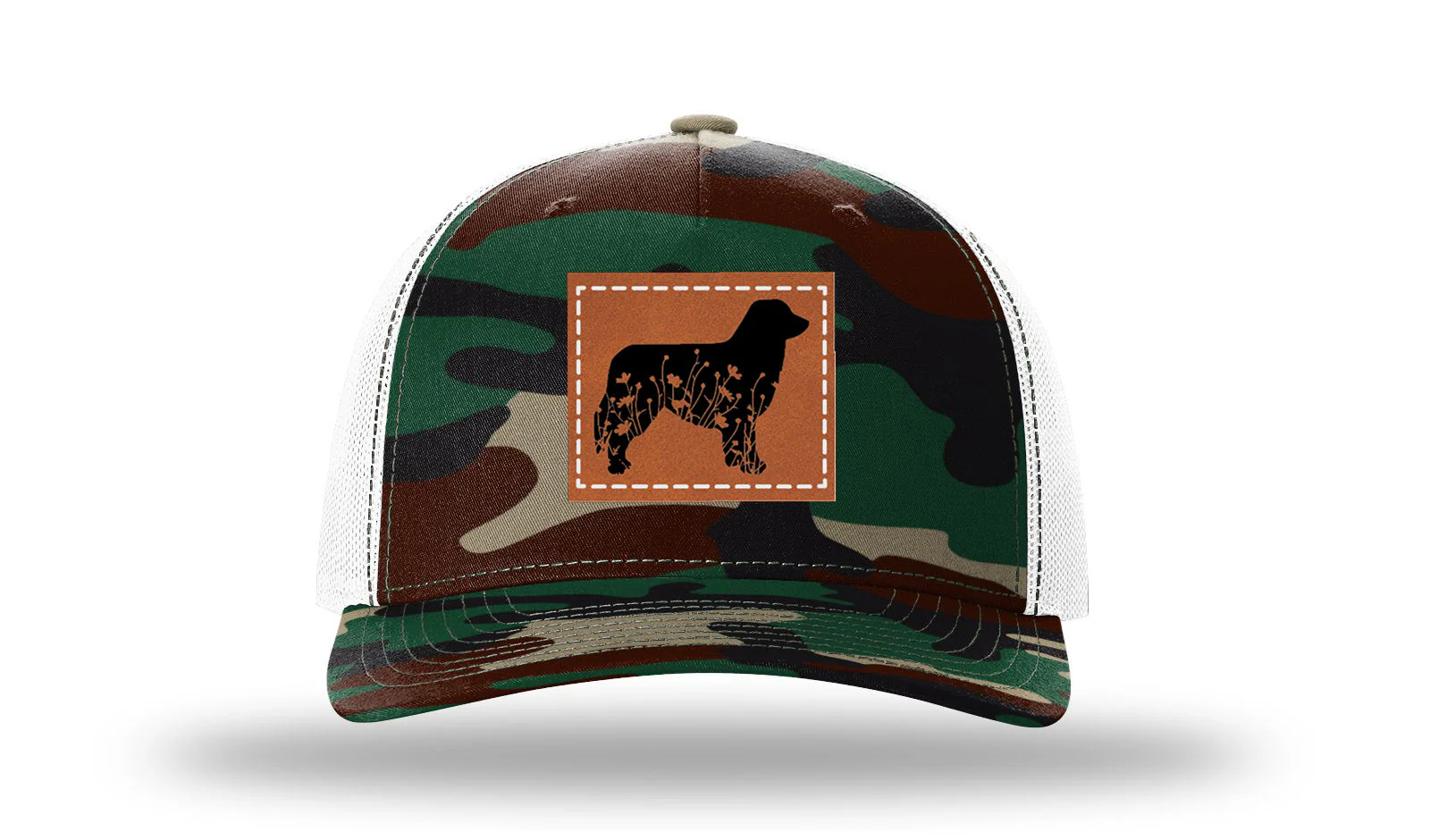 Aussie Flowers Leather Patch Richardson 112PFP Hat - Image 7
