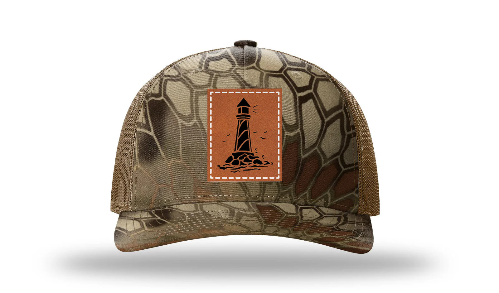 Lighthouse Leather Patch Richardson 112PFP Hat - Image 9