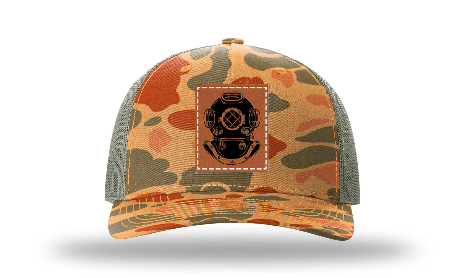 Dive Helmet Leather Patch Richardson 112PFP Hat - Image 17