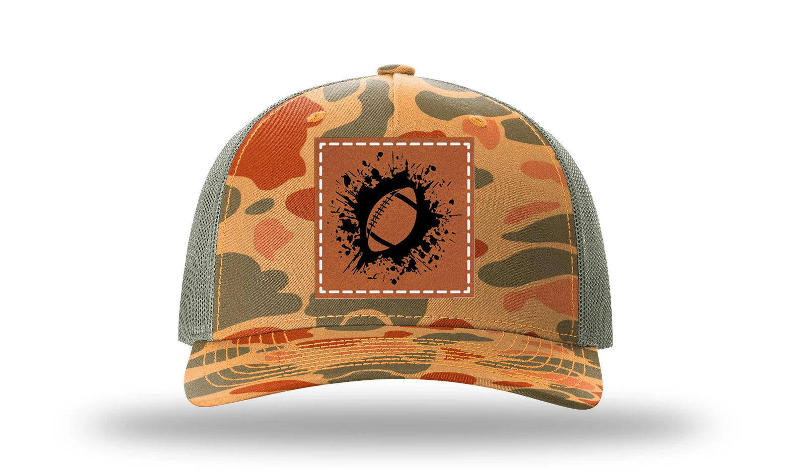 Football Leather Patch Richardson 112PFP Hat - Image 17