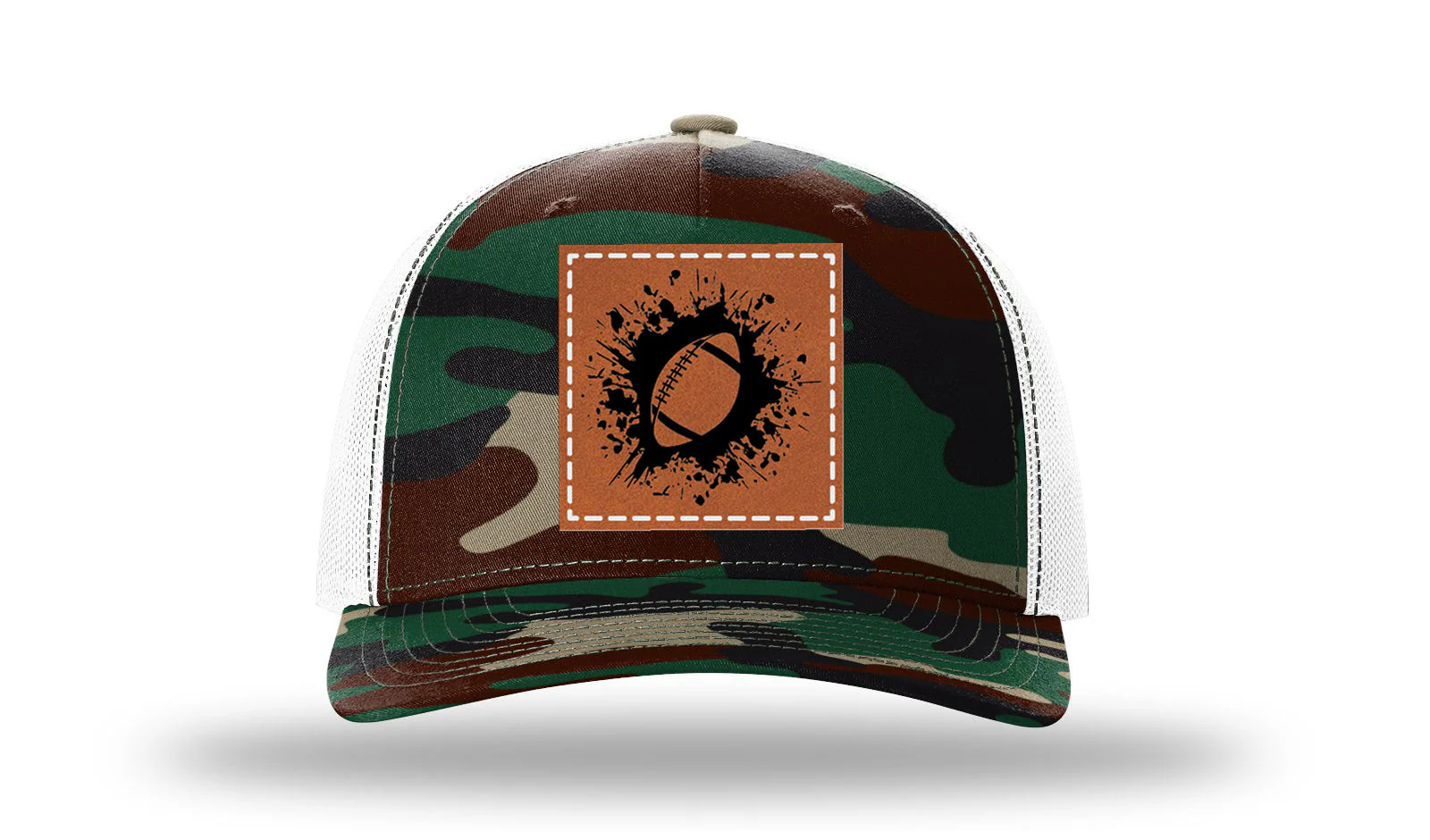 Football Leather Patch Richardson 112PFP Hat - Image 7