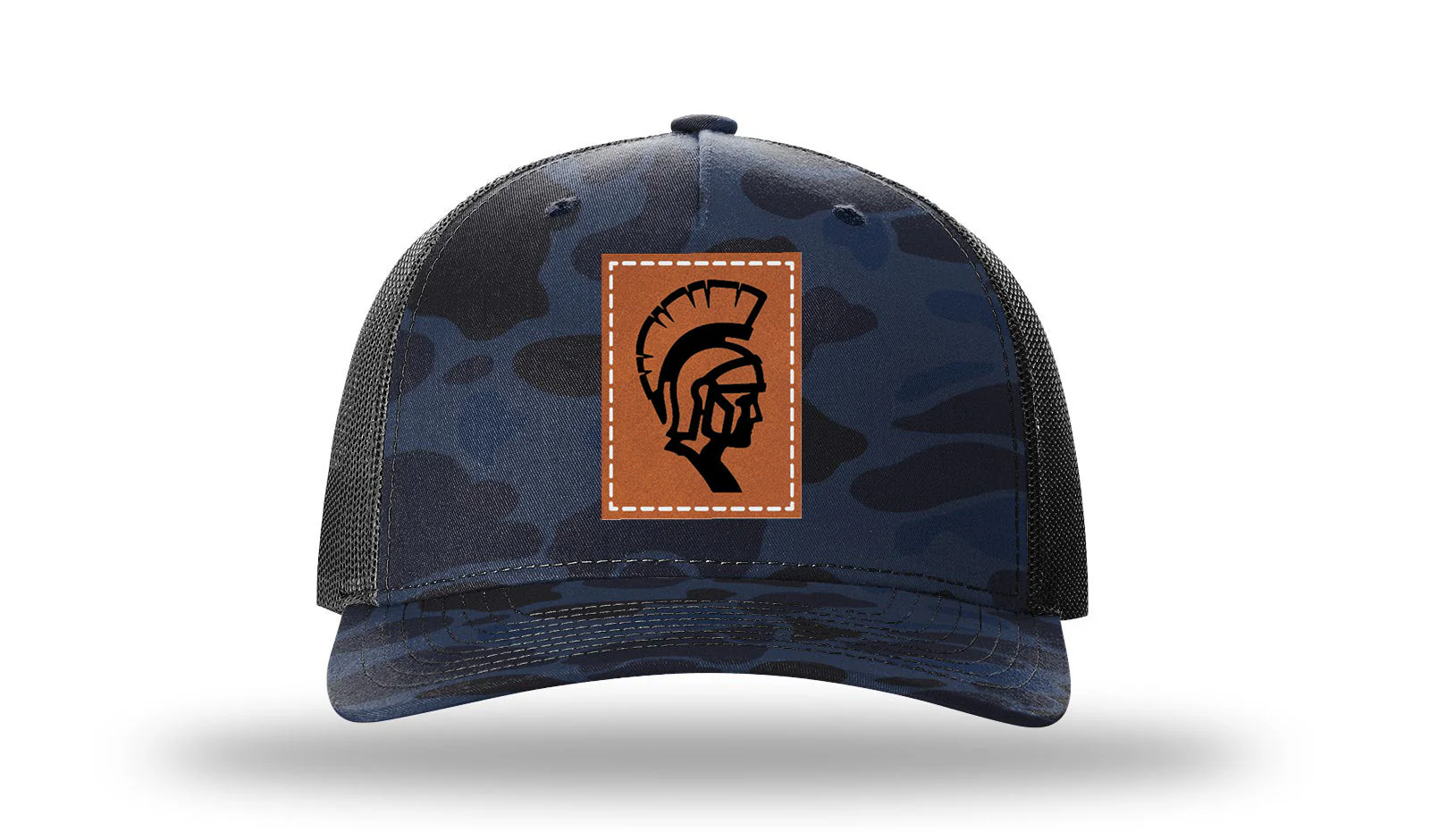 White County High School Warriors Leather Patch Richardson 112PFP Hat - Image 11