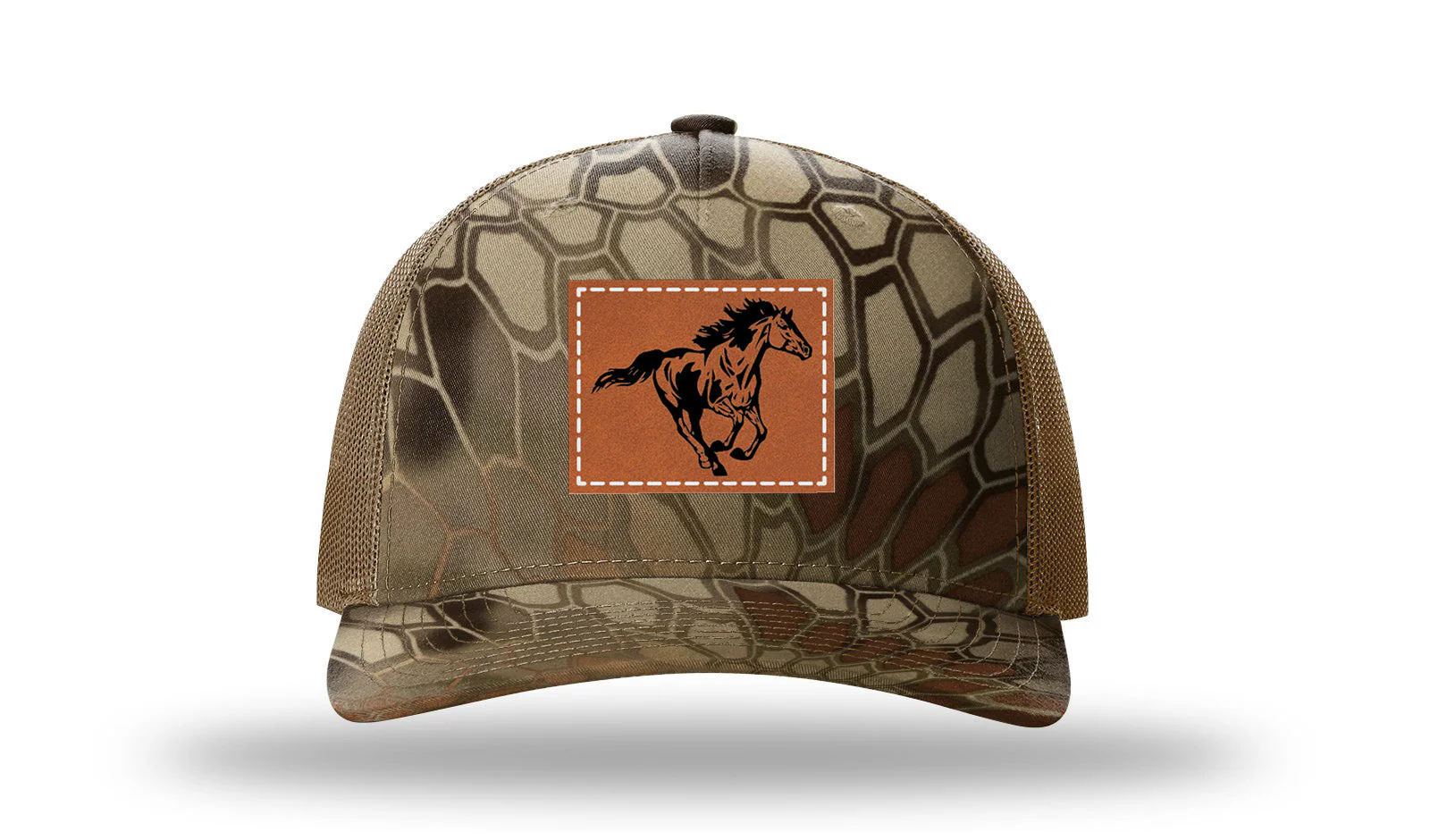 Horse 3 Leather Patch Richardson 112PFP Hat - Image 9