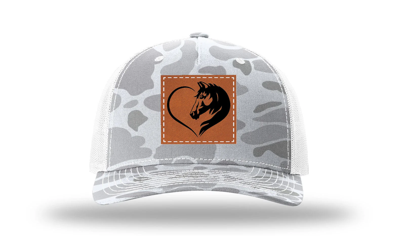 Horse Love Leather Patch Richardson 112PFP Hat - Image 4