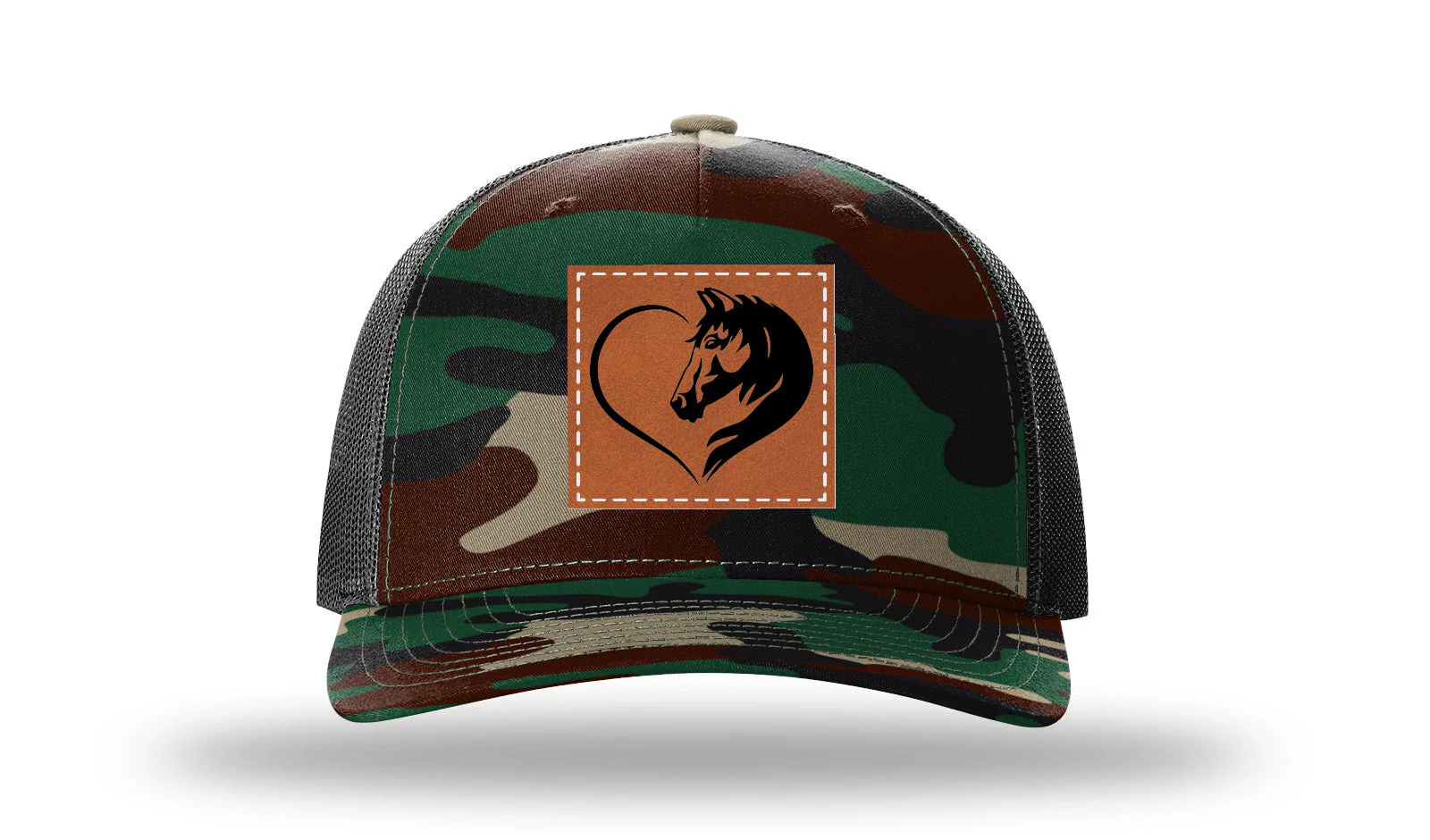Horse Love Leather Patch Richardson 112PFP Hat - Image 6
