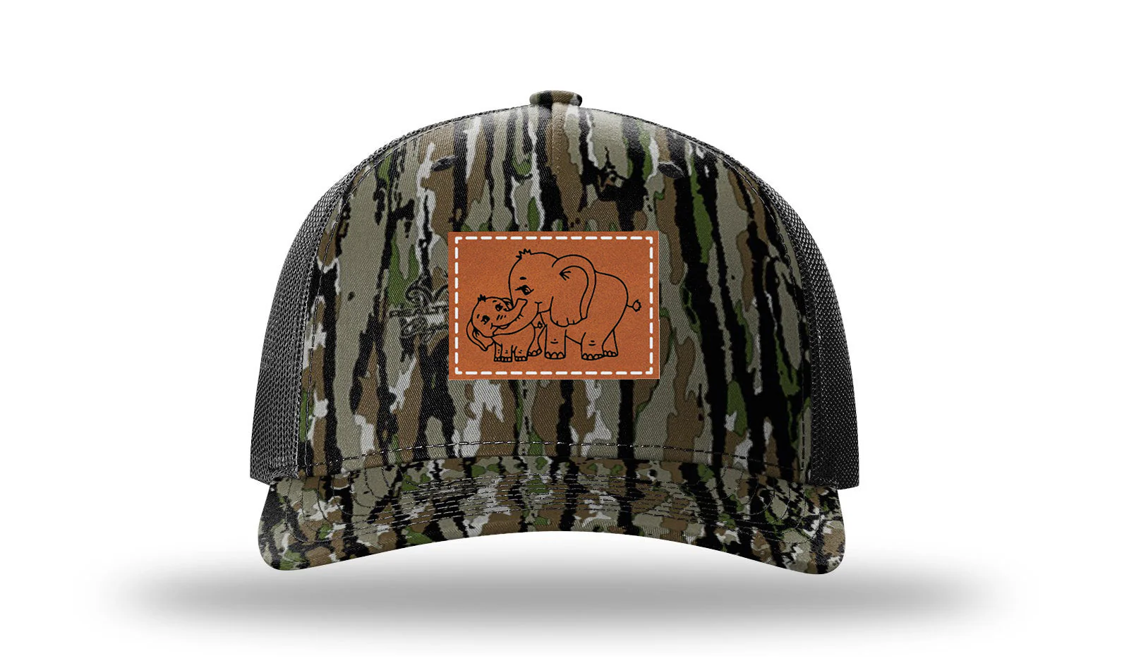 Elephants Leather Patch Richardson 112PFP Hat - Image 14