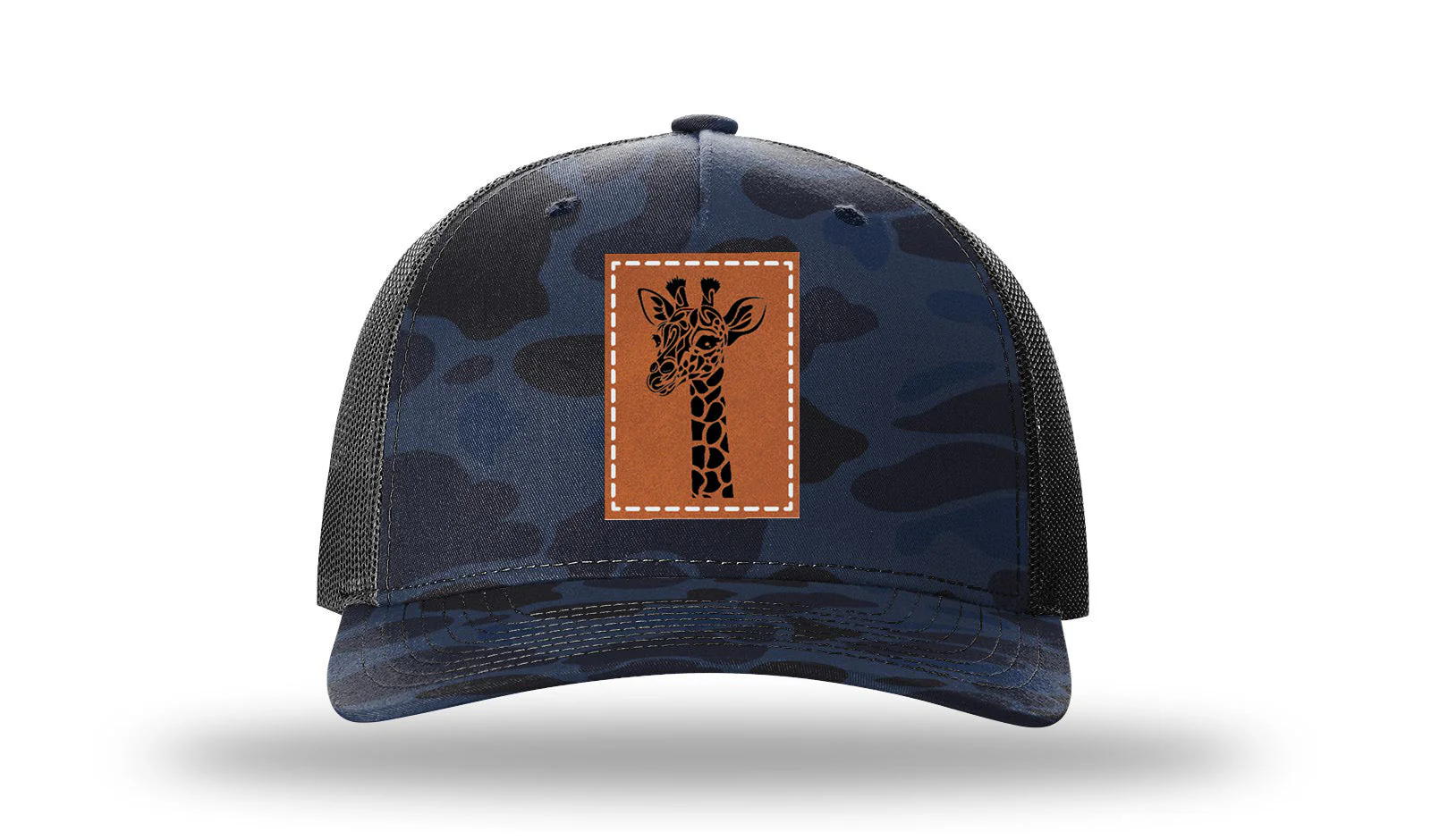 Giraffe Leather Patch Richardson 112PFP Hat - Image 11