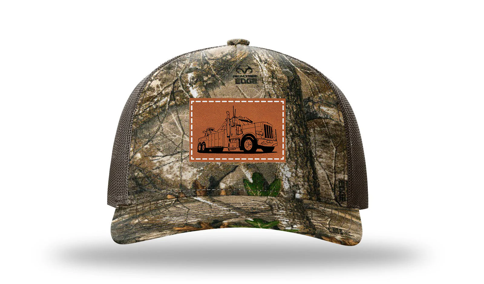 Tow Truck 2 Leather Patch Richardson 112PFP Hat - Image 13