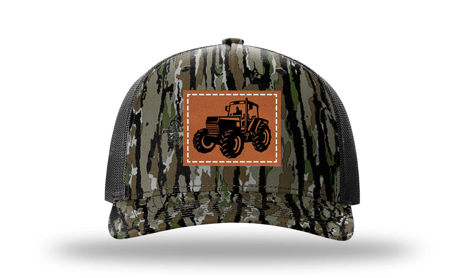 Tractor Leather Patch Richardson 112PFP Hat - Image 14