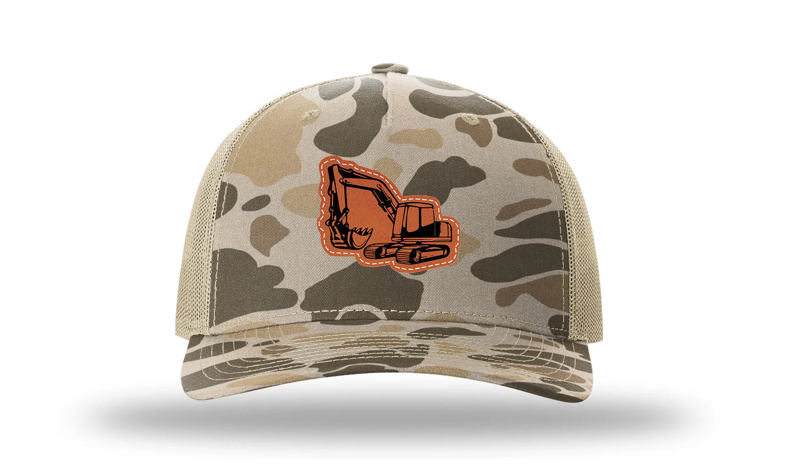 Excavator Leather Patch Richardson 112PFP Hat - Image 8