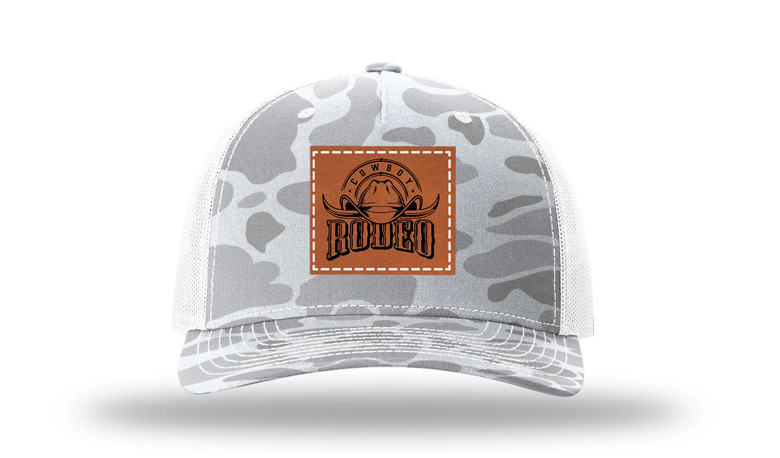 Rodeo Cowboy Leather Patch Richardson 112PFP Hat - Image 4