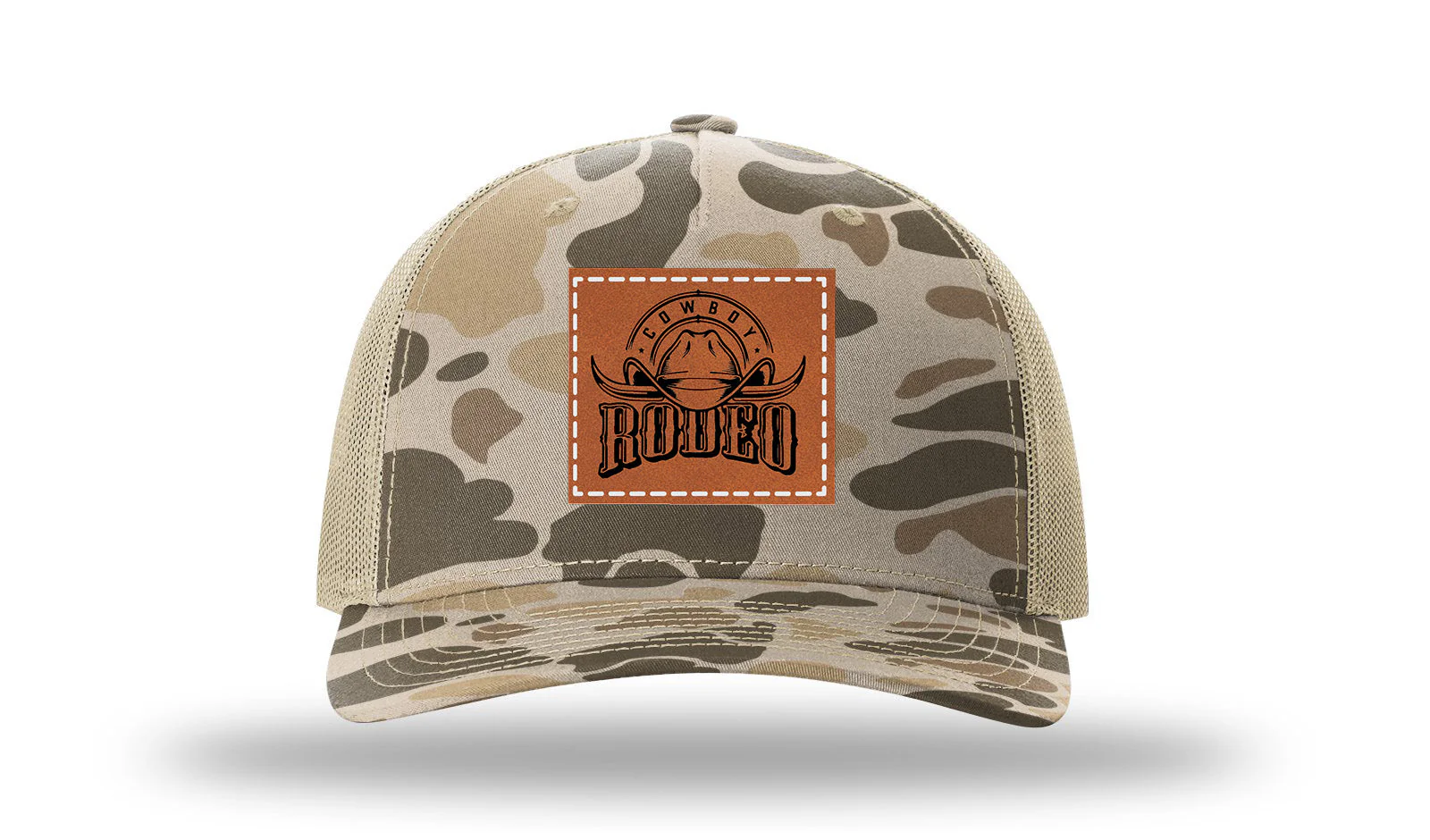 Rodeo Cowboy Leather Patch Richardson 112PFP Hat - Image 8